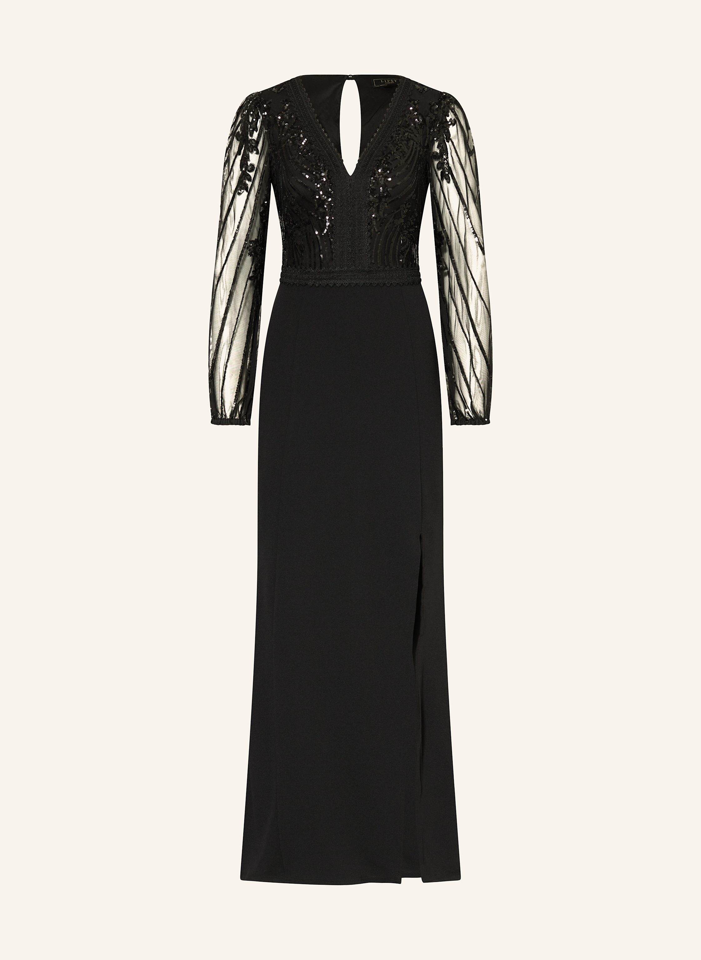 LIPSY Abendkleid mit Pailletten und Spitze