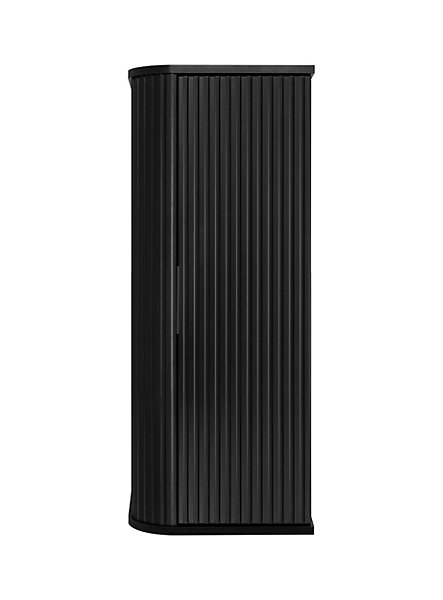 Armoire de toilette, noir, poignée noire, 79 x 35,5 x 31,5 cm