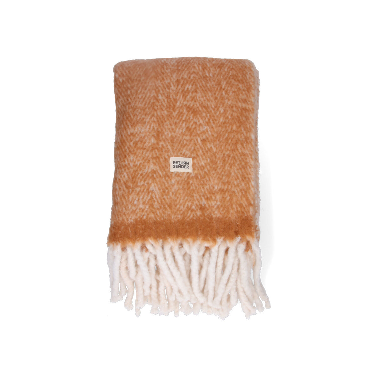 Return to Sender Plaid zacht 130 x 170 cm Cashew