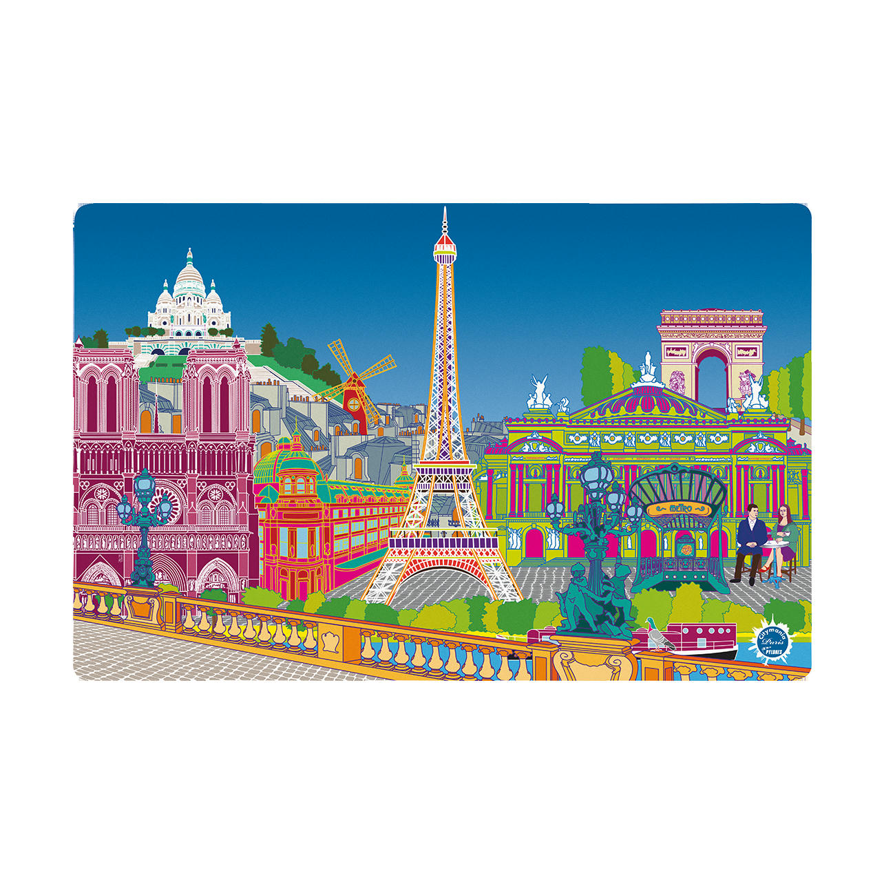 SET MY CITY - Set de table polyester 44x28,5cm