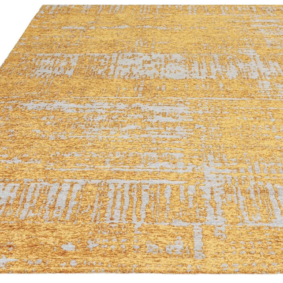 BAUS - Tapis de salon en polyester jaune 120x170 cm