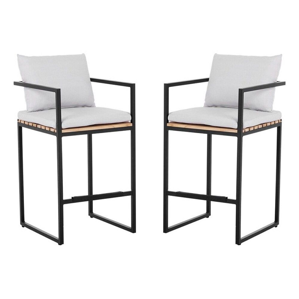 BARSTOL SENSUM EKSJÖ TEAK SVART 2-PACK 2022