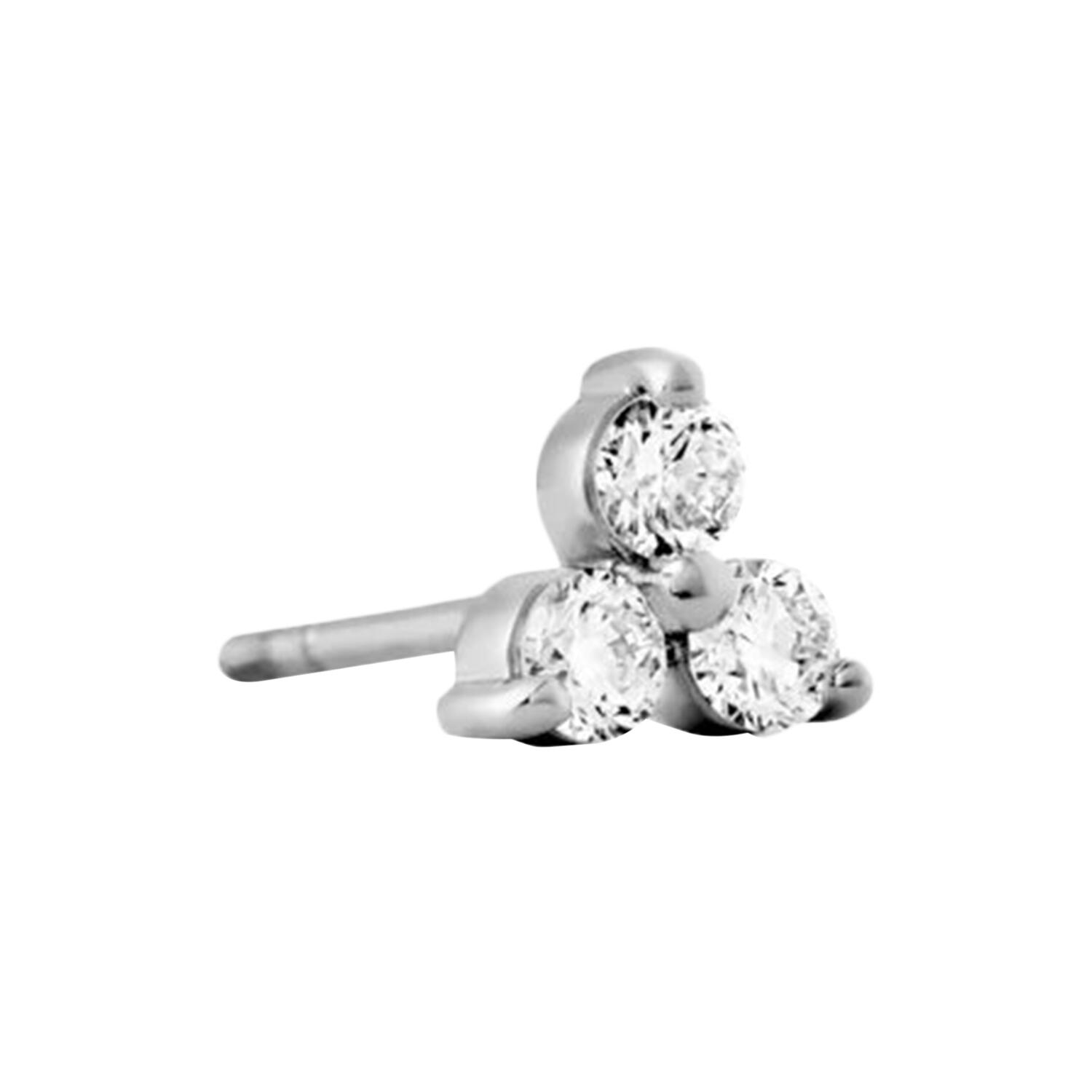 Fryd Diamant ørestik L, hvidguld
