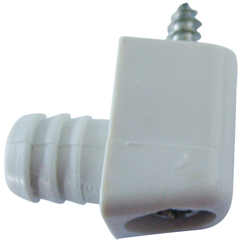 Pièce d'assemblage blanche pour panneaux 4 pièces TEKNIBOX