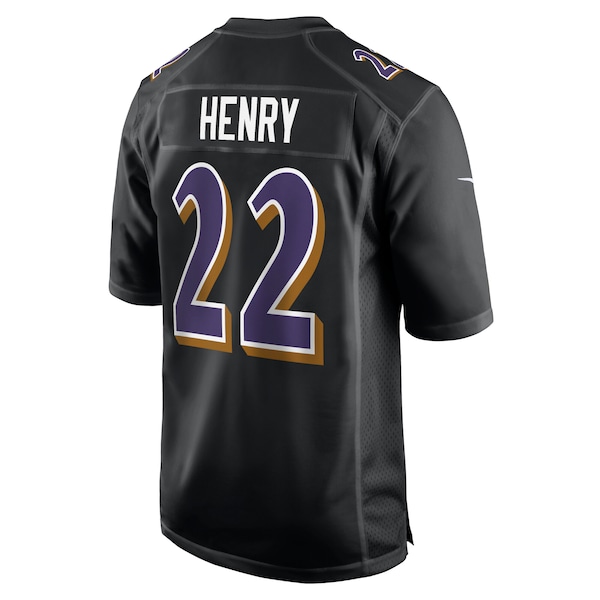 Derrick Henry Baltimore Ravens Nike Fashion Jersey - Carbon Black