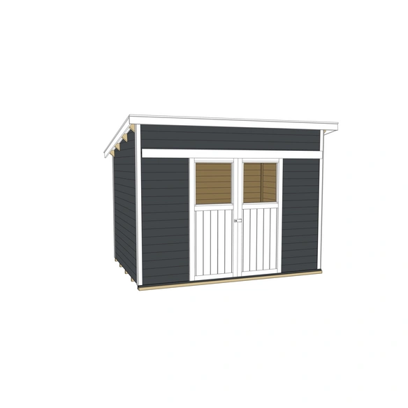 Gartenhaus »Schiebetürhaus 225 Gr. 2«, Holz, BxHxT: 315 x 238 x 299 cm (Außenmaße inkl. Dachüberstand)