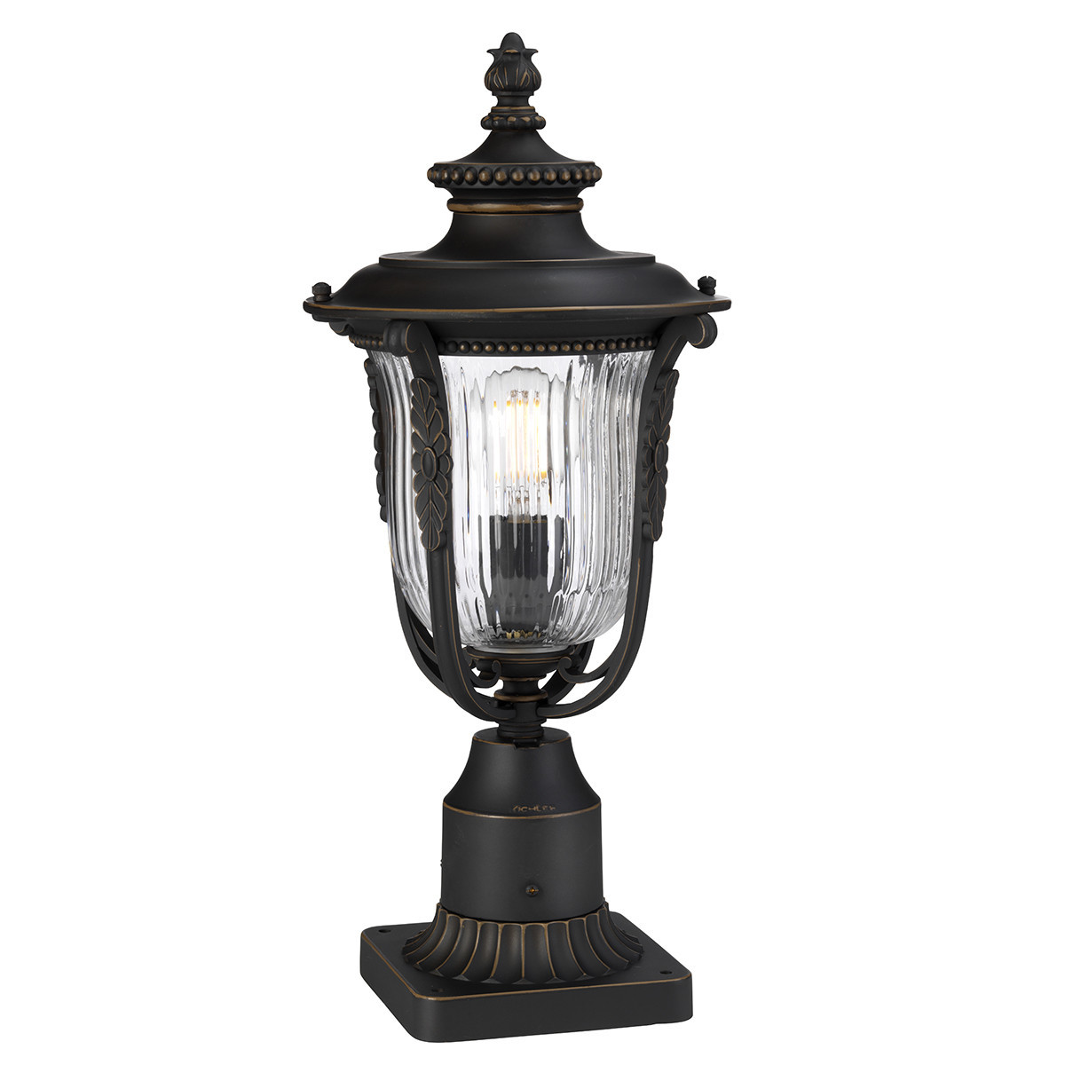 Lampa ogrodowa stojąca ciemny brąz Luverne wys:50 cm 1xE27x60W IP44 Kichler