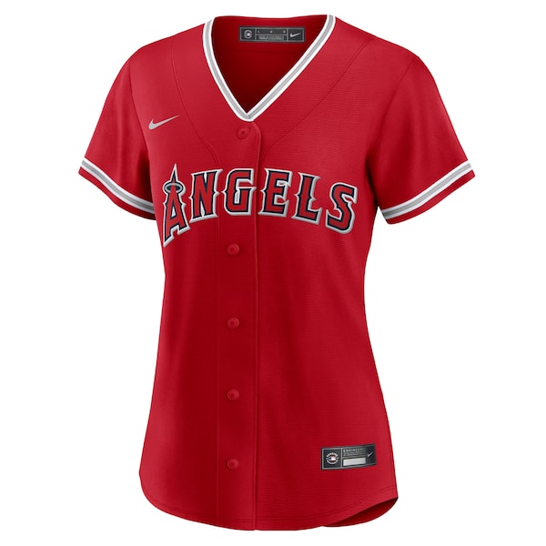 Los Angeles Angels Nike Women's Alternate Replica Team Jersey - Red