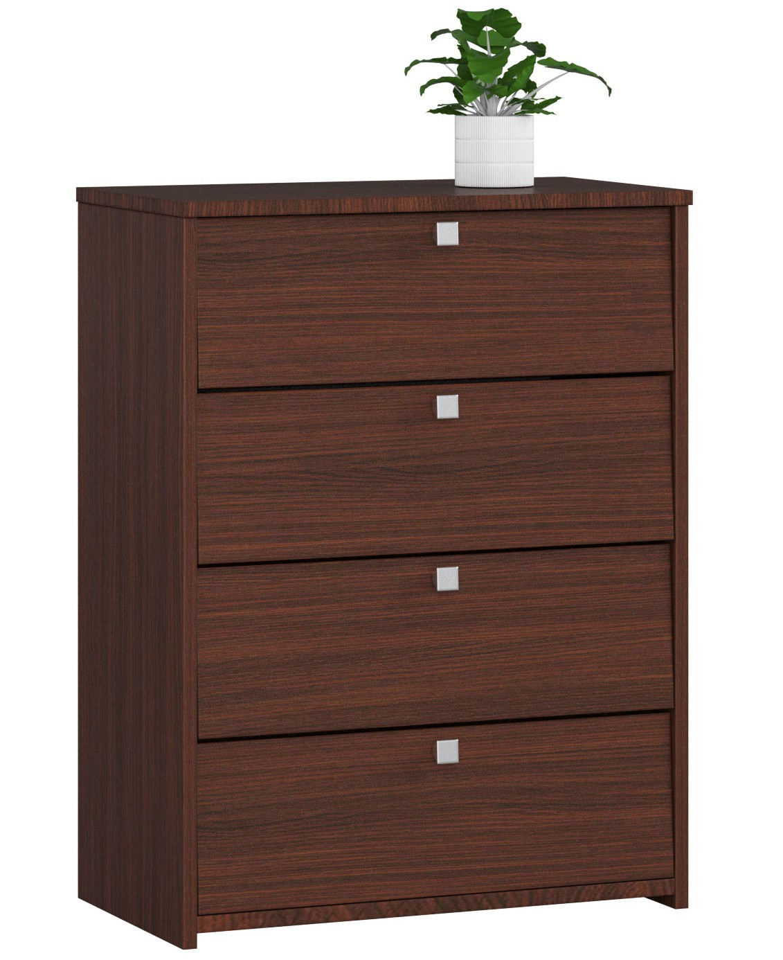 Szafka na buty AKORD Wenge 60 cm 4 drzwi 4 półki 60x33x80 cm