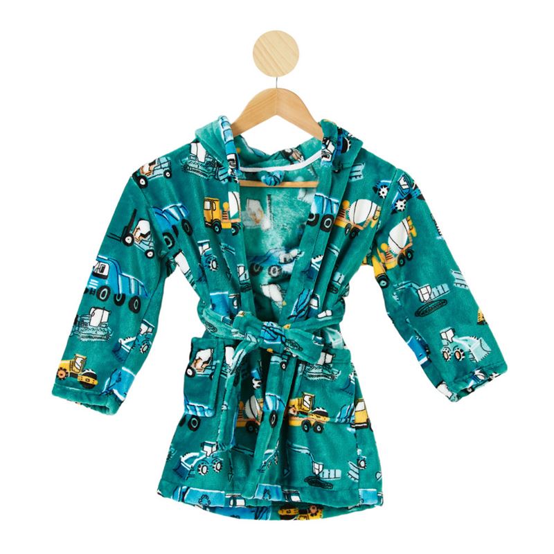 Kids Truck Time Dressing Gown