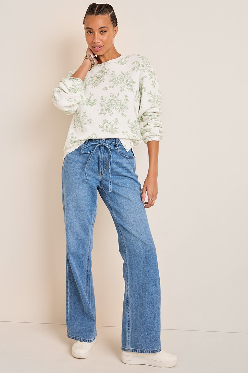 Lucy Toile Print Sweatshirt