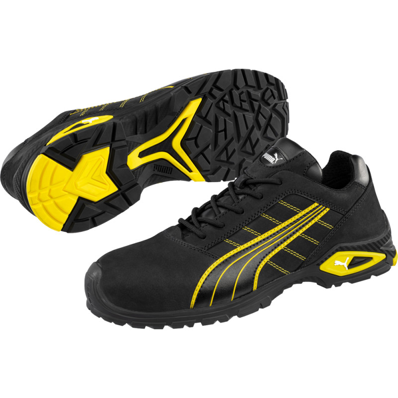 Paire de baskets de sécurité Amsterdam noires et jaunes 42 PUMA SAFETY