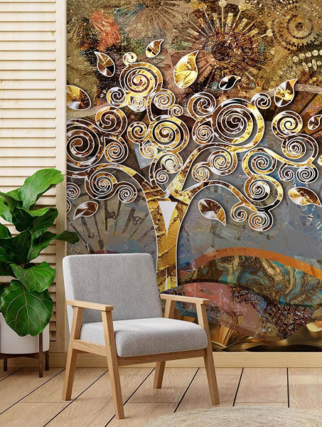 Feeby Fototapeta, Drzewo życia Gustaw Klimt 100x140