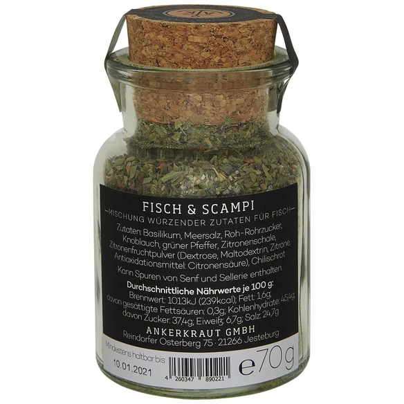 Grillgewürz, Fisch & Scampi, 70 g