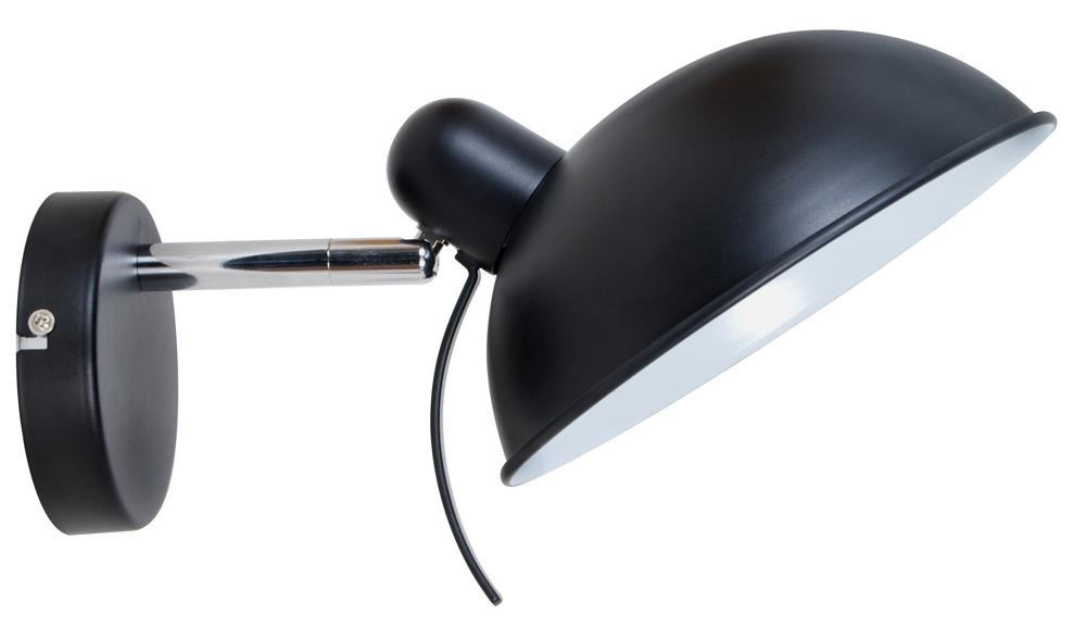 Lampa kinkiet DURIO 1x40w e14 czarny