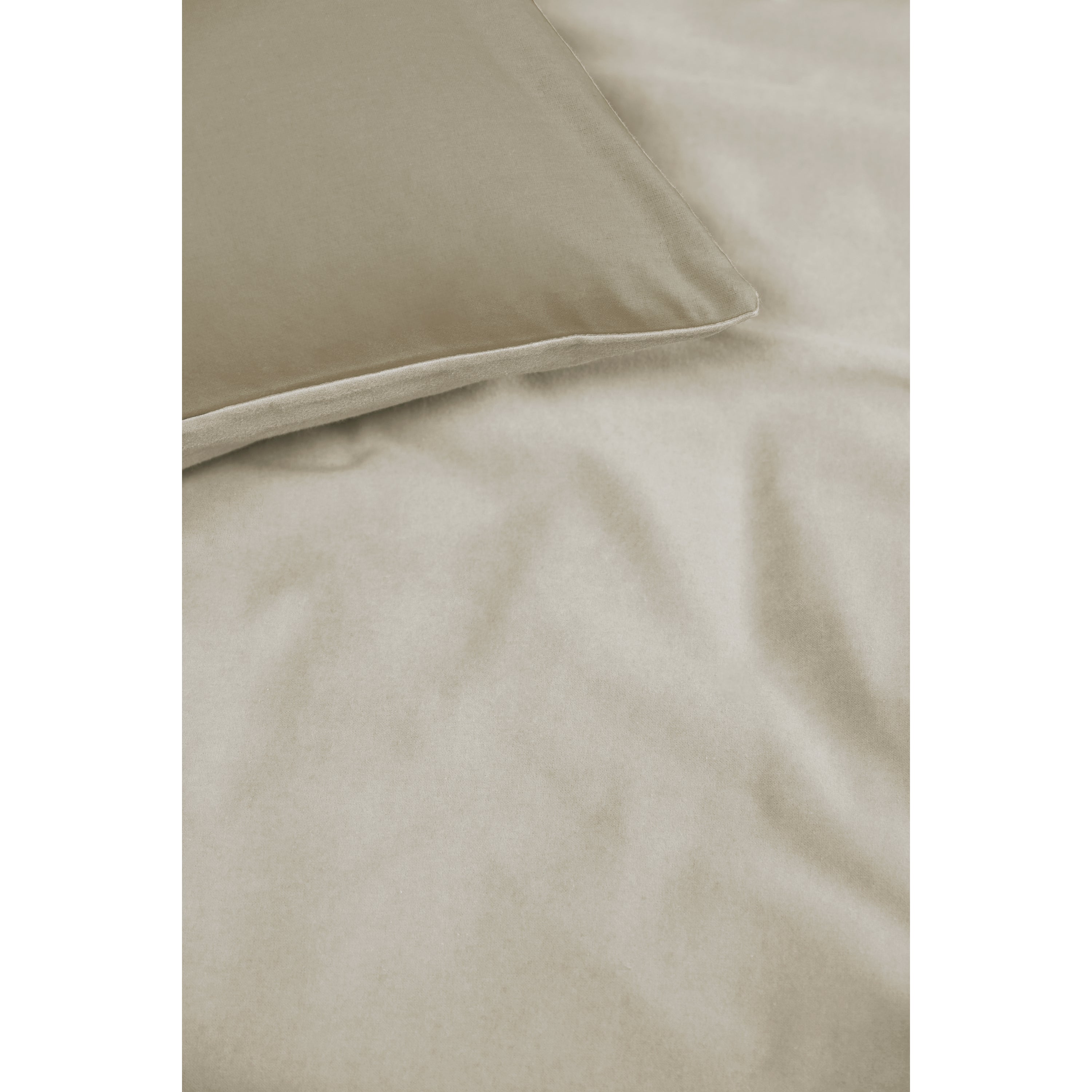 Beddinghouse Warm Dekbedovertrek 200 x 200/220 cm - Zand