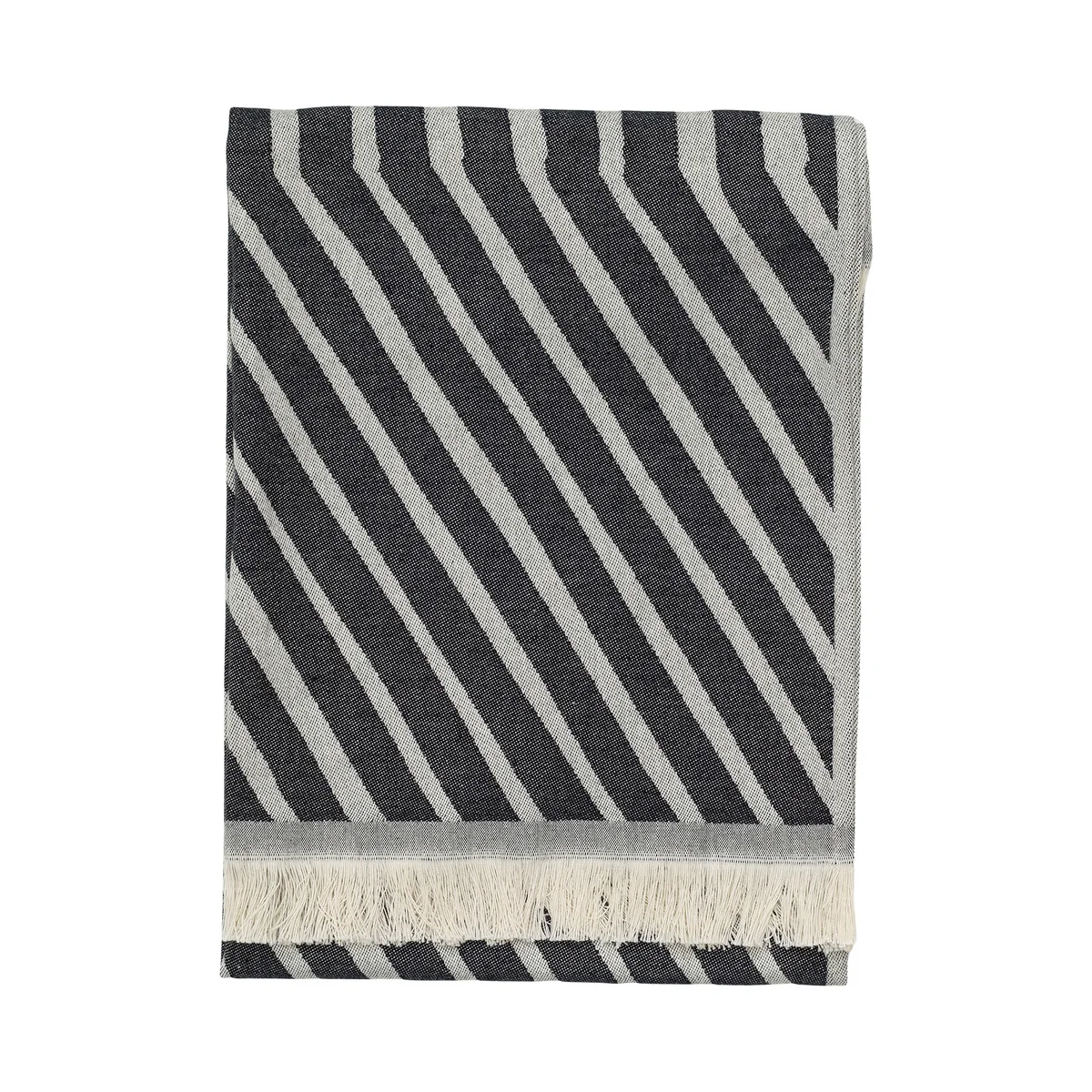 Marimekko - Kalasääski Handtuch, 50 x 100 cm, off-white / charcoal