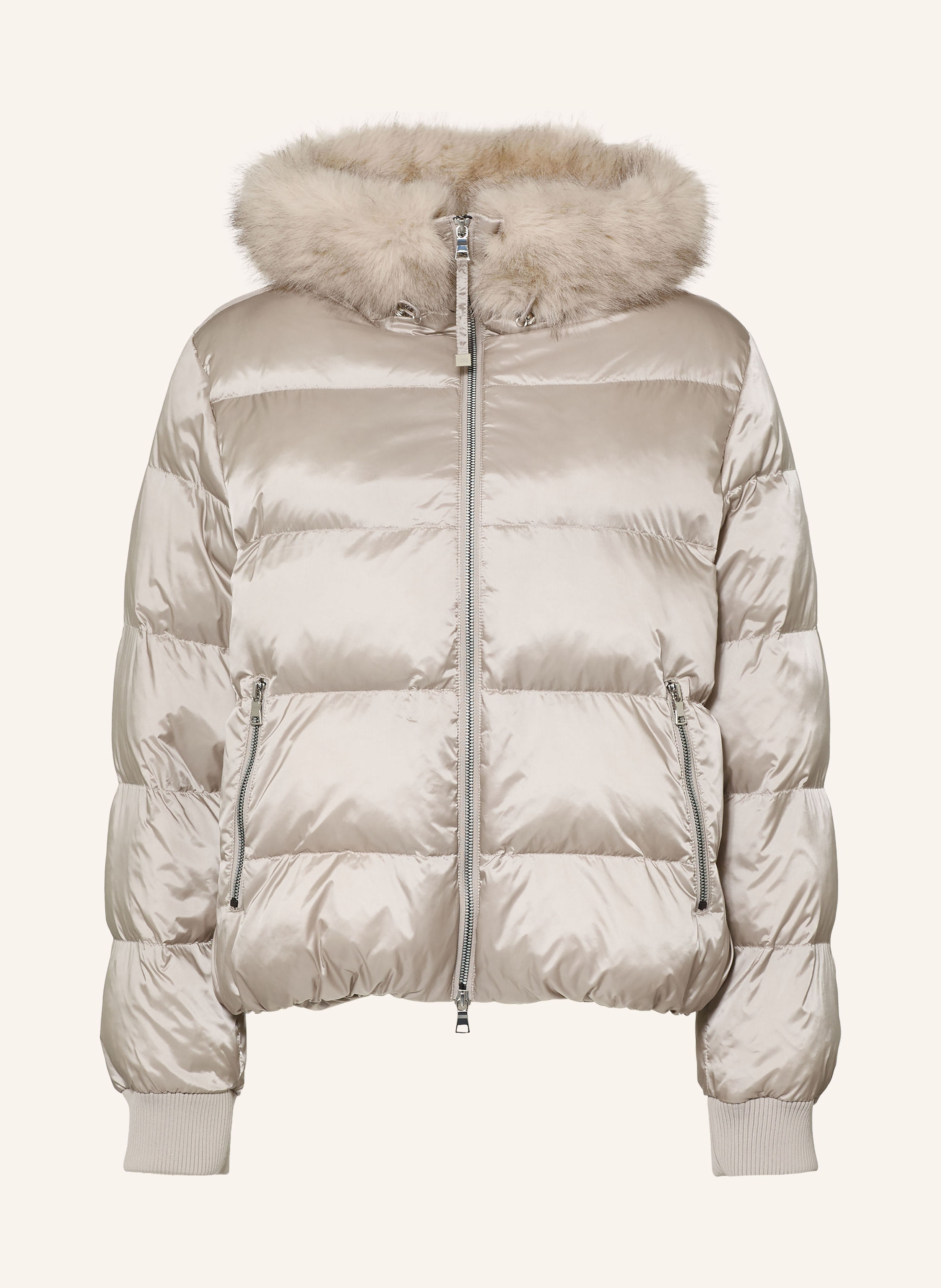 No.1 Como Steppjacke mit Kunstfell