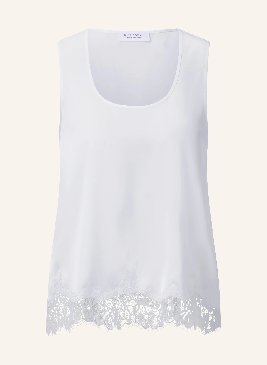 Rich & Royal Satintop mit Spitze