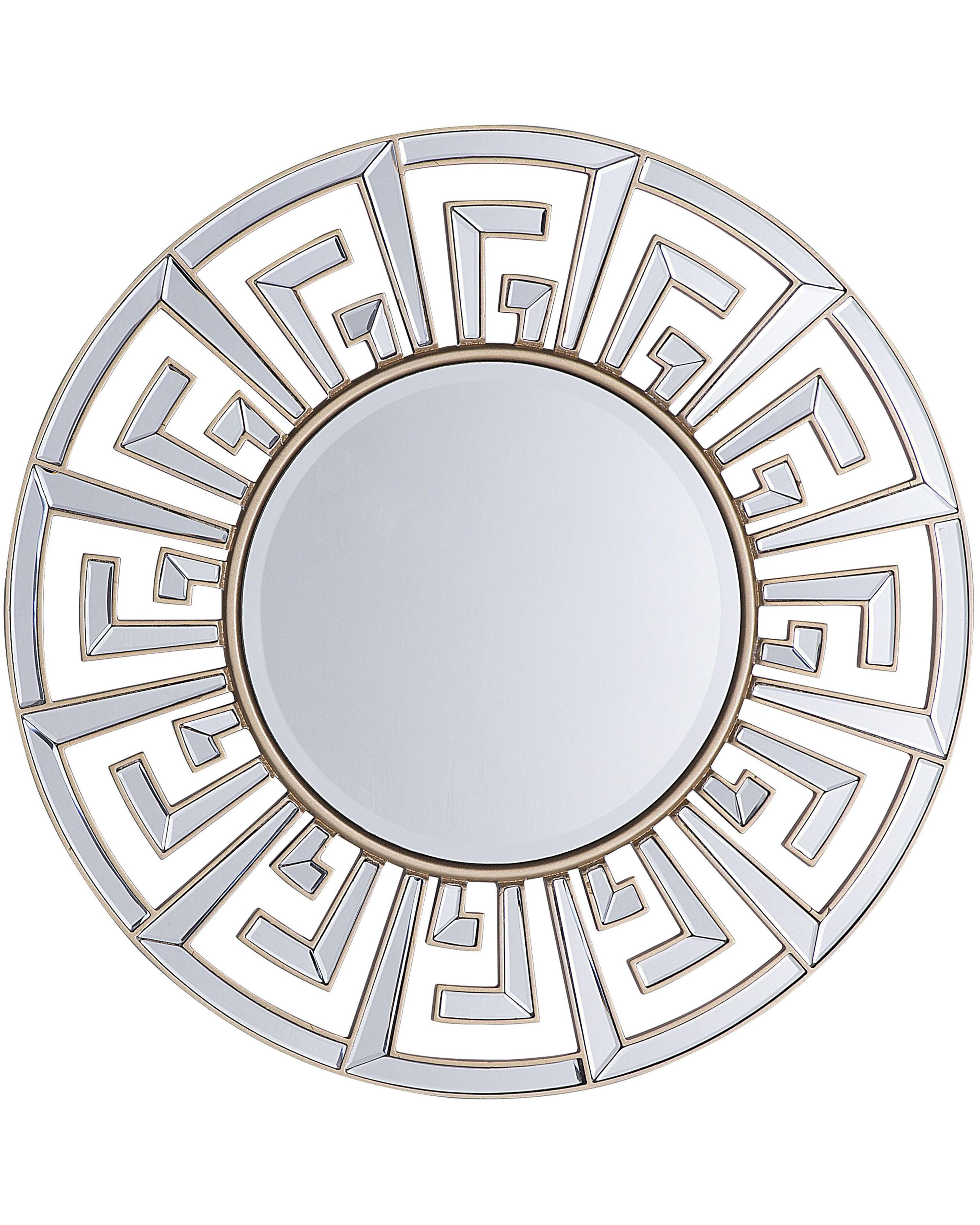 Wall Mirror FLERS 70 cm 70 cm Metal Gold