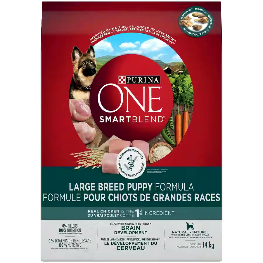 Purina ONE® SmartBlend® Large Breed Puppy Formula Dry Dog Food, 14-kg