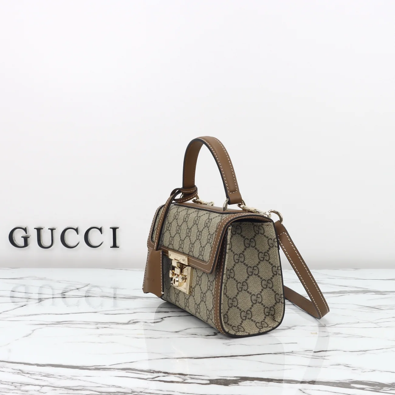Gucci Padlock small top handle bag (7A regular version)