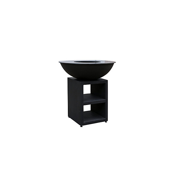 Brasero Piatto Large Noir diam94   Grille   Spatule   Housse
