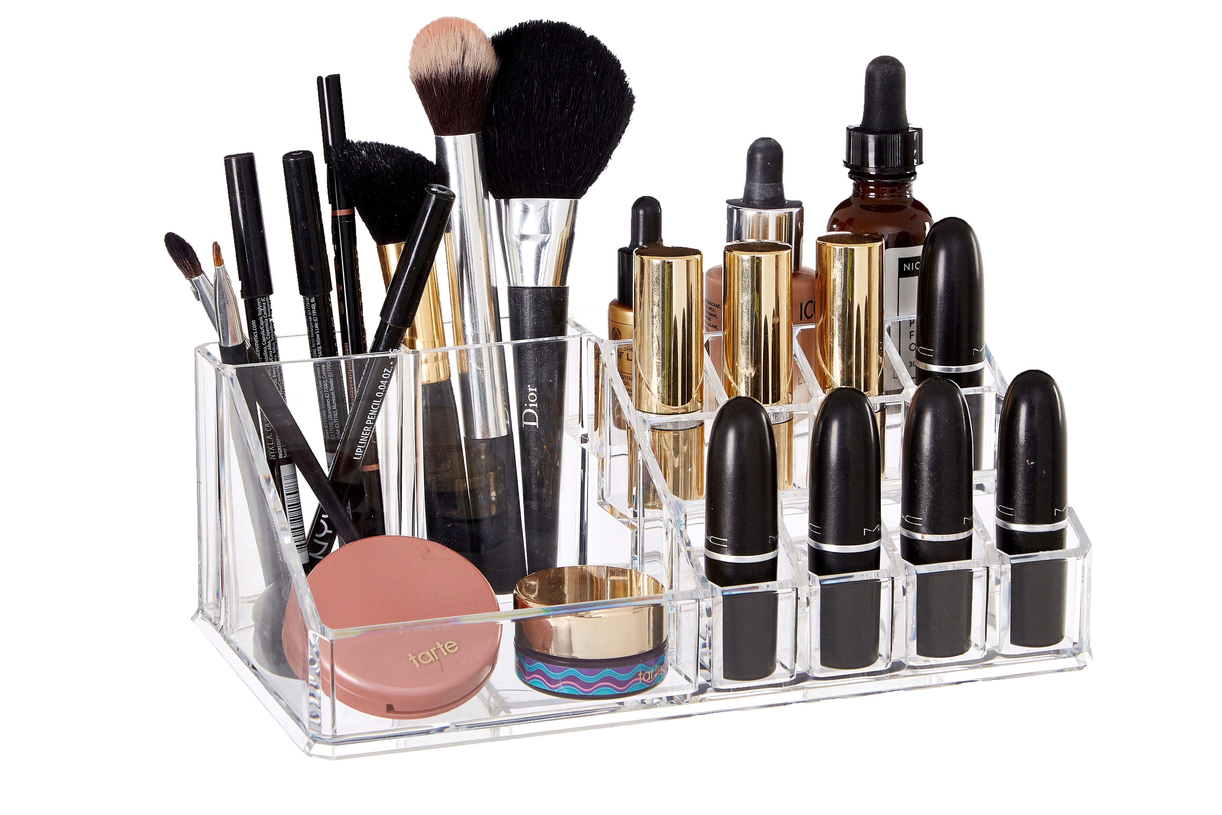 Orsina Clear Organiser 16 Compartment Ps Cosmetics Organiser