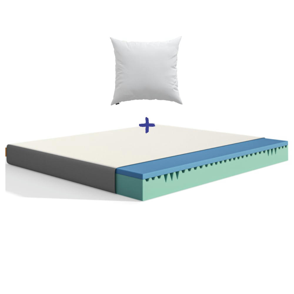 - Pack Matelas Confort + Oreiller Microfibre 90x200