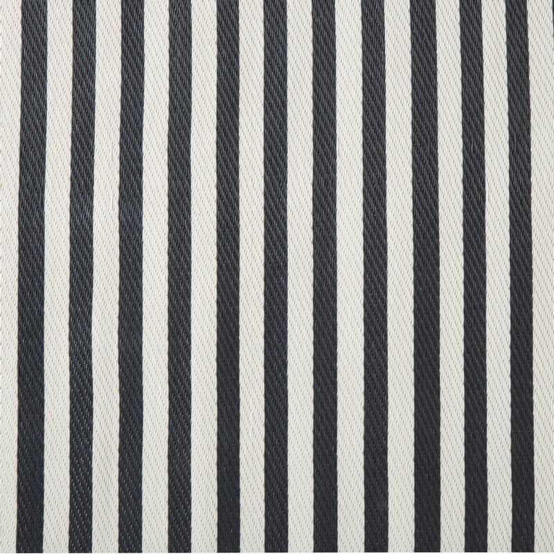 Buitenkleed streep - zwart/wit - 160x230 cm