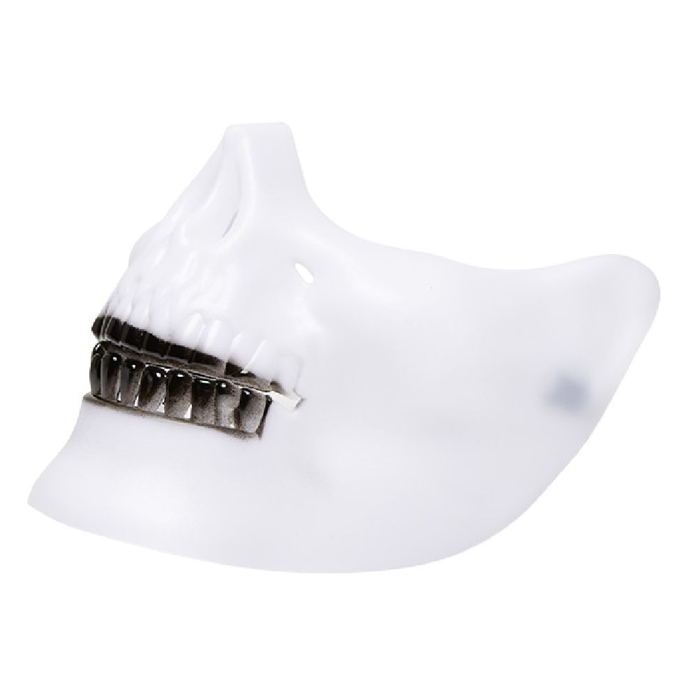 Demi masque de squelette en plastique