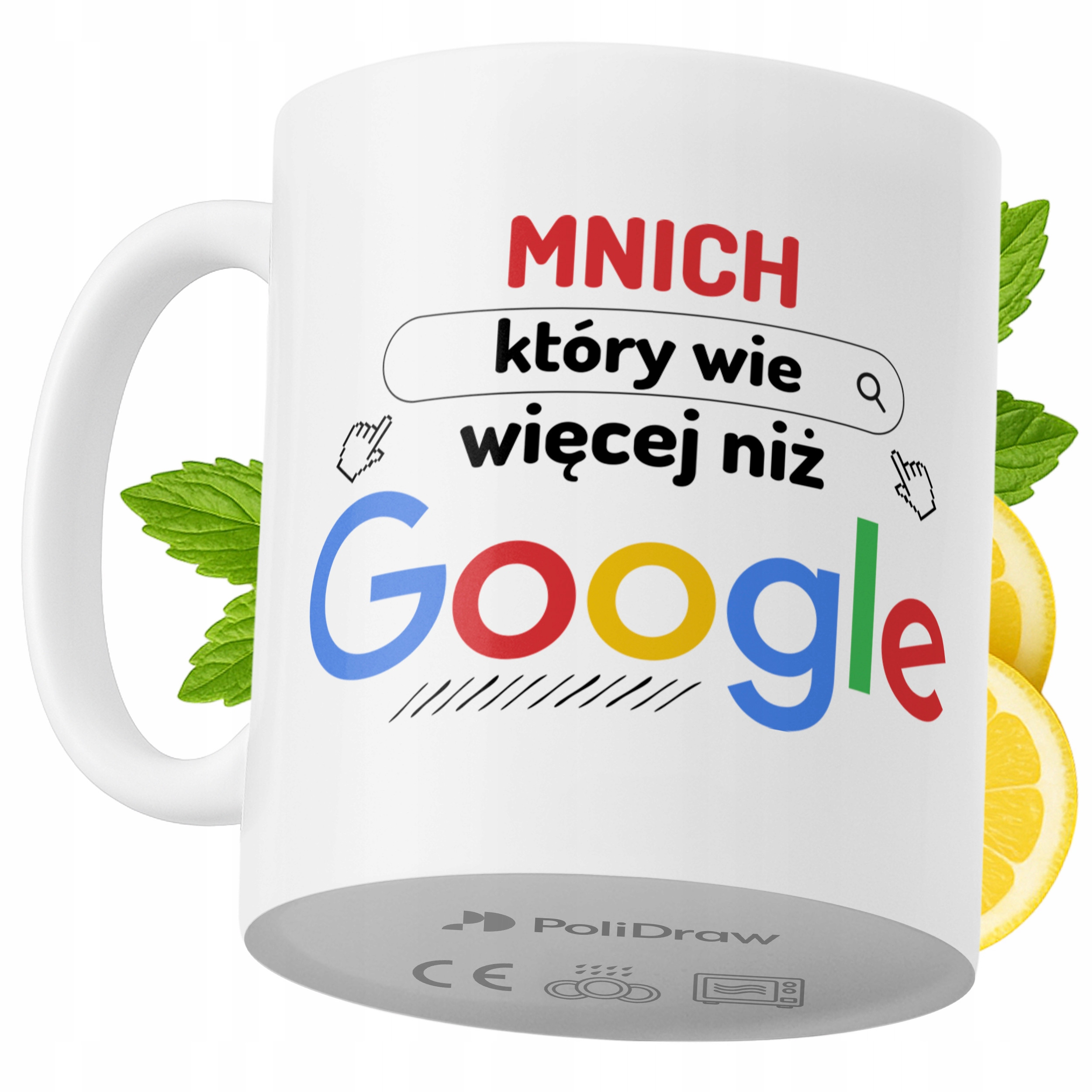 Kubek Dla Mnicha na Prezent z Nadrukiem ze Zdjęciem 330 ml PoliDraw