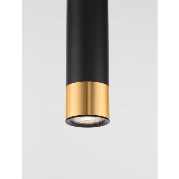 Pendelleuchte »Picto «, LED, 10 W, Höhe: 200 cm, schwarz/goldfarben