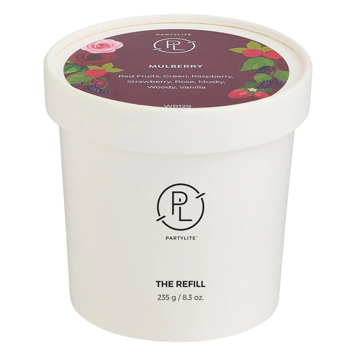 Refillable by PartyLite Mulberry Candle Refill