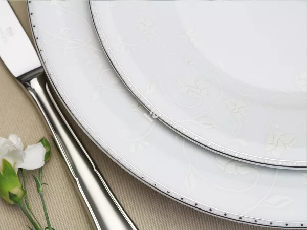 Serwis obiadowy na 12 osób (45el) Bogucice - Julia Platin Plus 1173