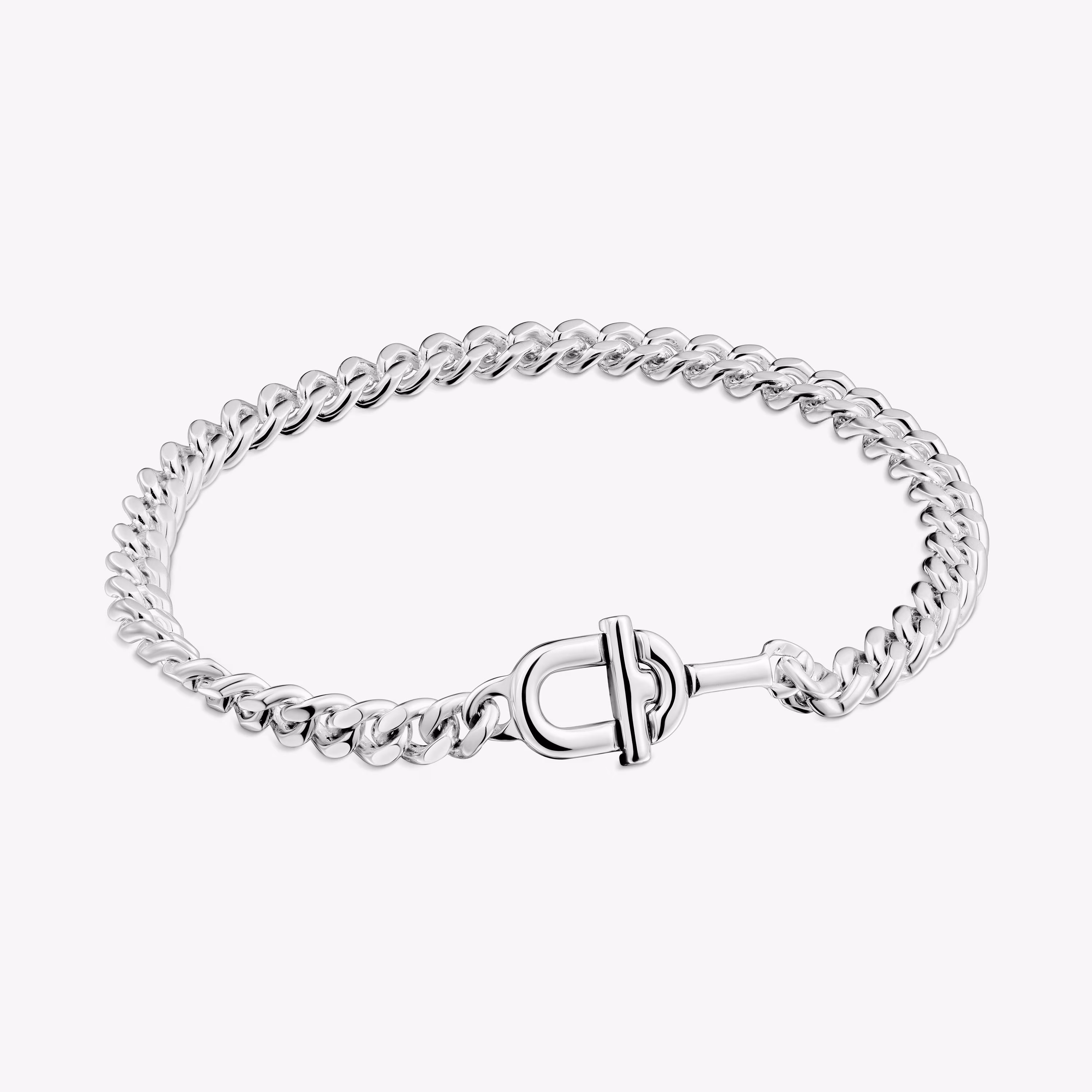 Pulsera barbada de plata TOUS MANIFESTO