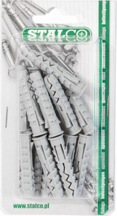 Koszulka kołka rozporowego do materiałów pełnych KA śr. wiercenia: ø6mm , śr. wkręta: ø3,5mm , 32 szt. STALCO BKA-.6*35