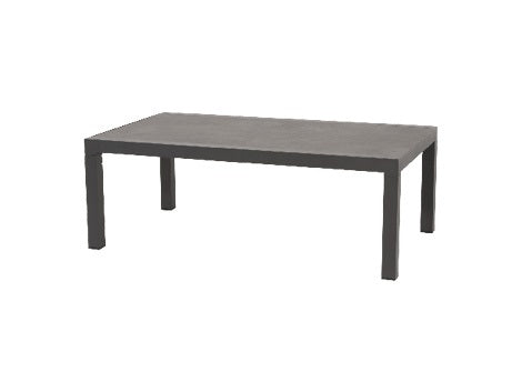 Lesli Living tuintafel Down - grijs - 120x70x43cm