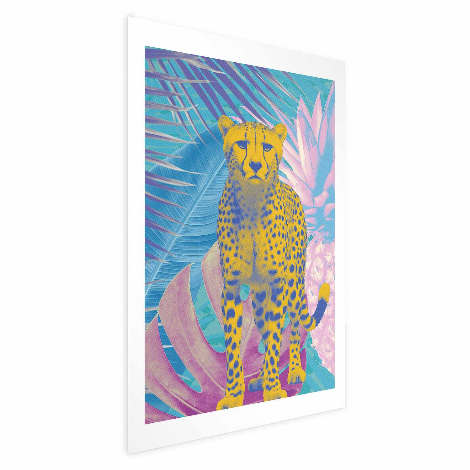 Plakat Egzotyczny Lampart 21x30 cm