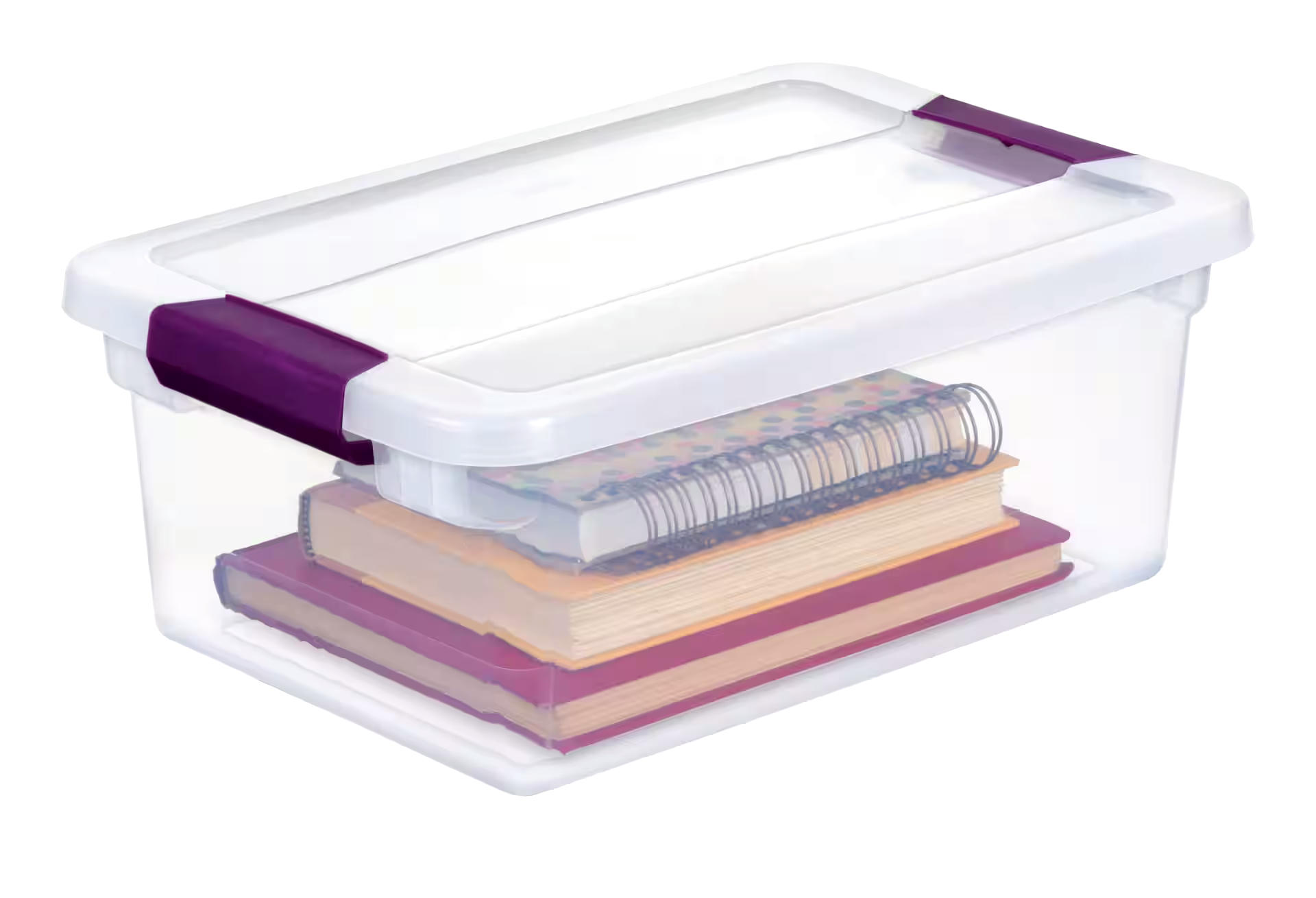 Sterilite ClearView Storage Box with Latched Lid, 14-L
