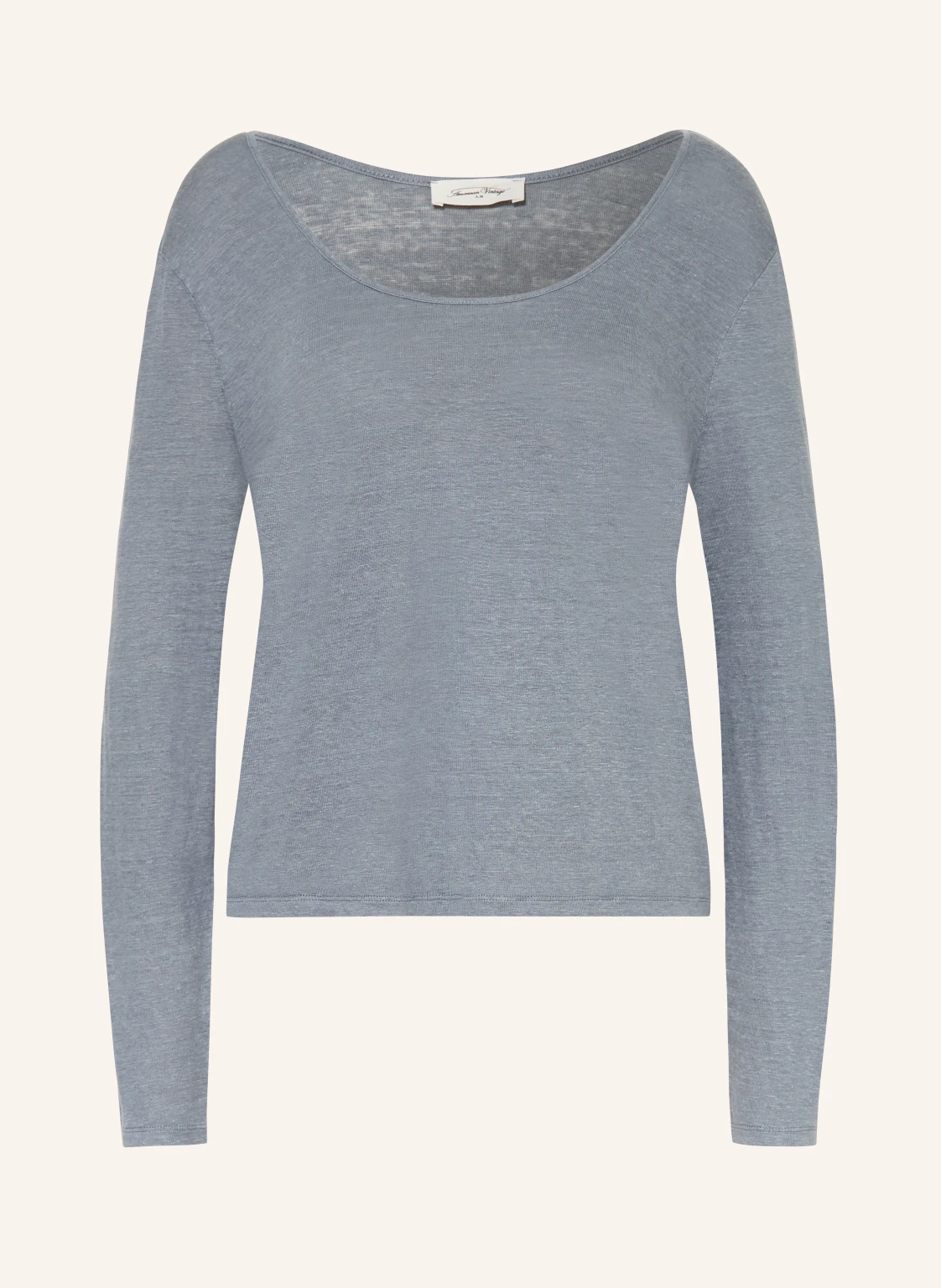 American Vintage Longsleeve DUALY aus Leinen