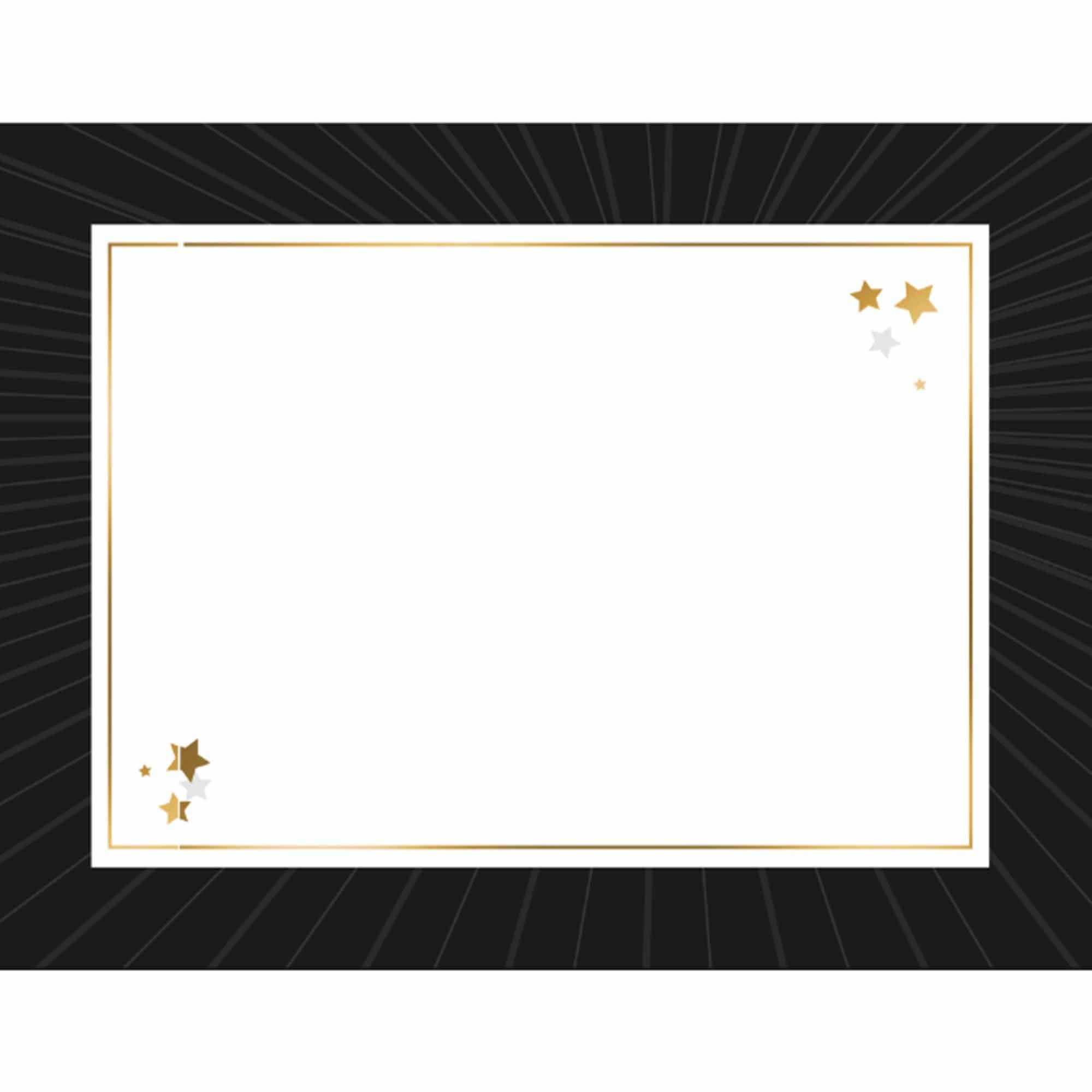 - Carte bonne année paillettes or