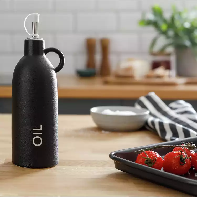 Habitat Industrial Stoneware Oil Pourer