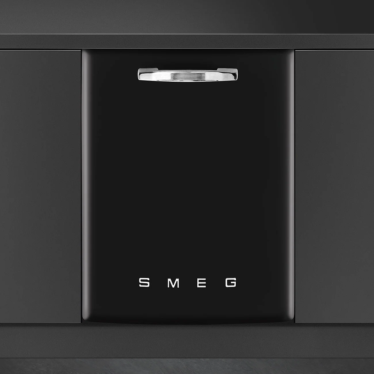 60cm 50s Style Integrated Black Dishwasher, B Rated