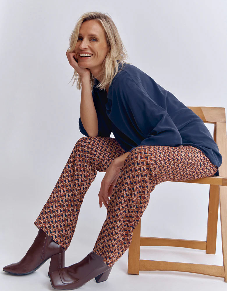 Pantalon fluide imprimé POPSTAR/86181/555