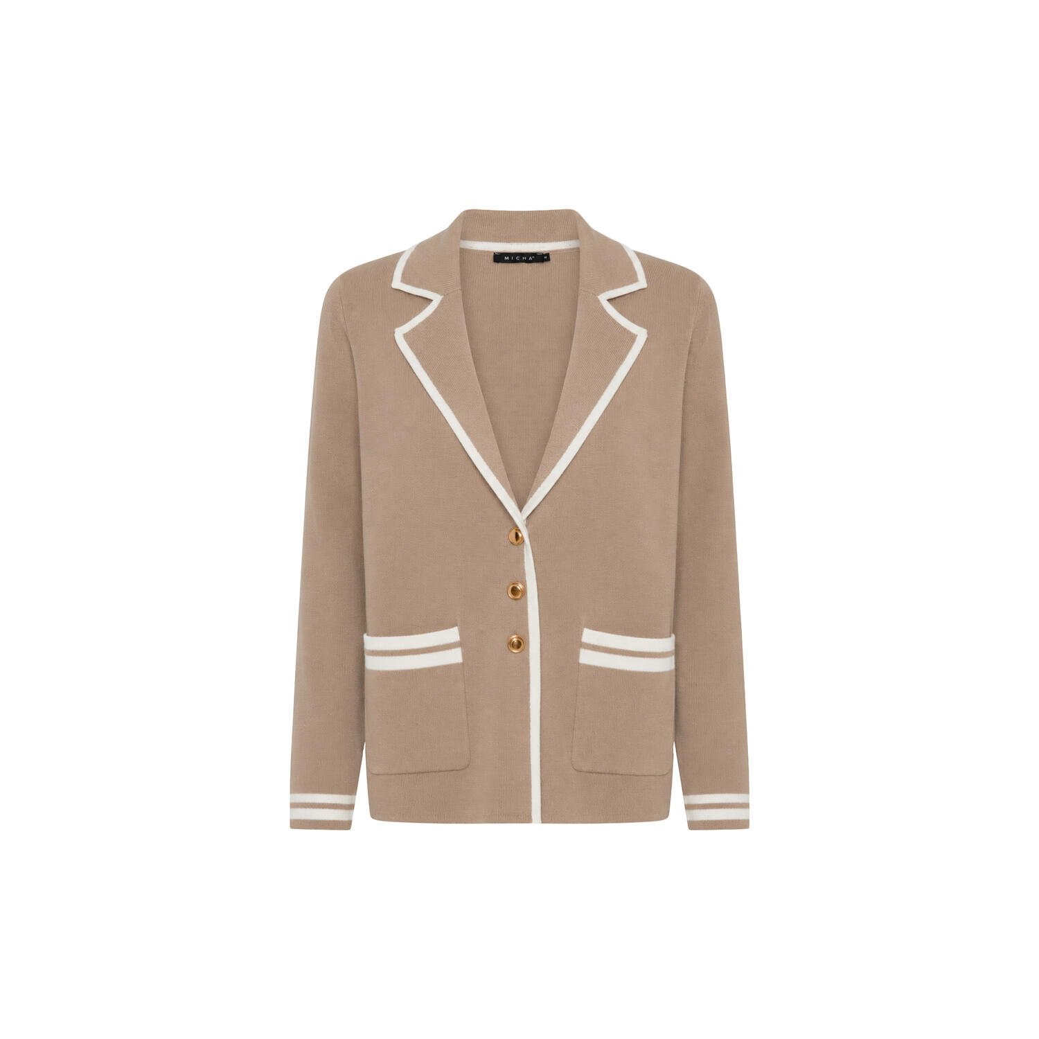 Cardigan Milano Knit, camel/offw