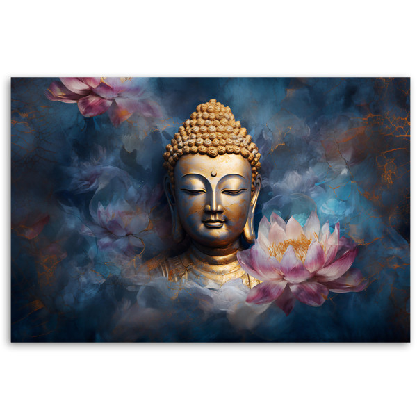 Feeby Fototapeta, Budda i kwiaty zen 150x105