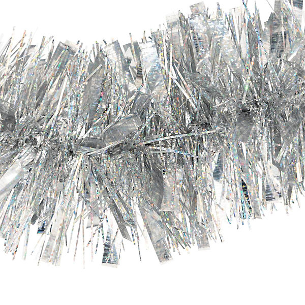 Guirlande de noël longue laser argenté 100x6x3m - Atmosphera