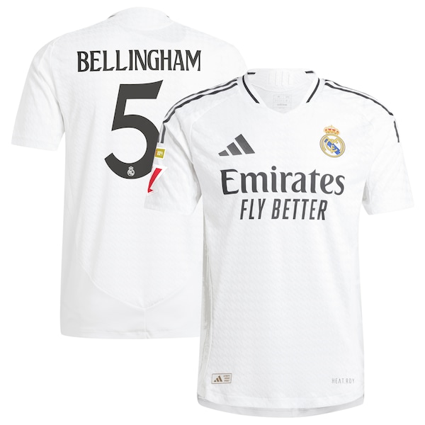 Jude Bellingham Los Merengues adidas 2024/25 Home Authentic Player Jersey - White