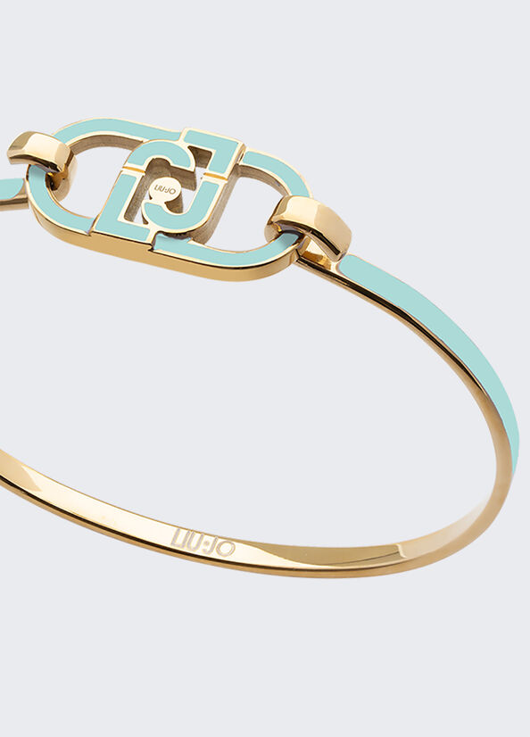 Bracciale rigido con logo